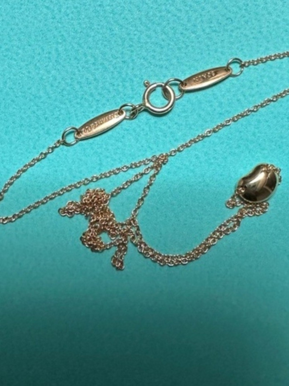Tiffany & Co. 18k rose gold Elsa Peretti® Bean Design Pendant necklace - Picture 3 of 6